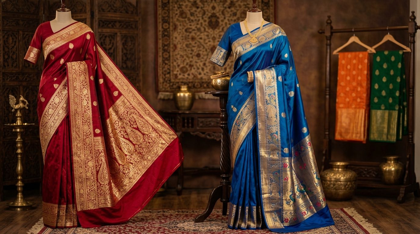 Lakvena Pure Silk Sarees Collection Coming Soon